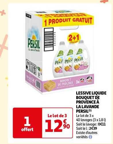 Lessive Liquide Bouquet De Provence à La Lavande Persil