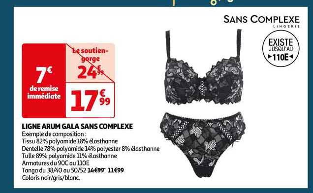 ligne arum gala sans complexe