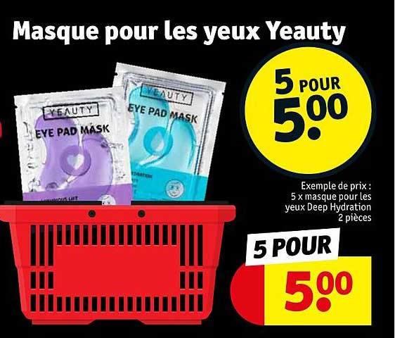 masque pour les yeux yeauty