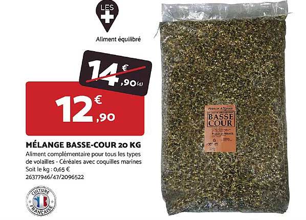 mélange basse-cour 20 kg