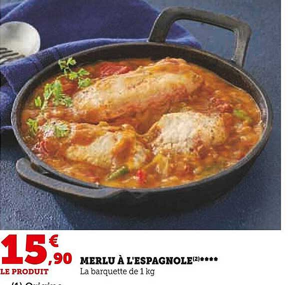 merlu à l'espagnole