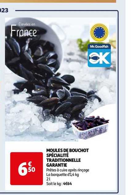 moules de bouchot spécialité traditionnelle garantie