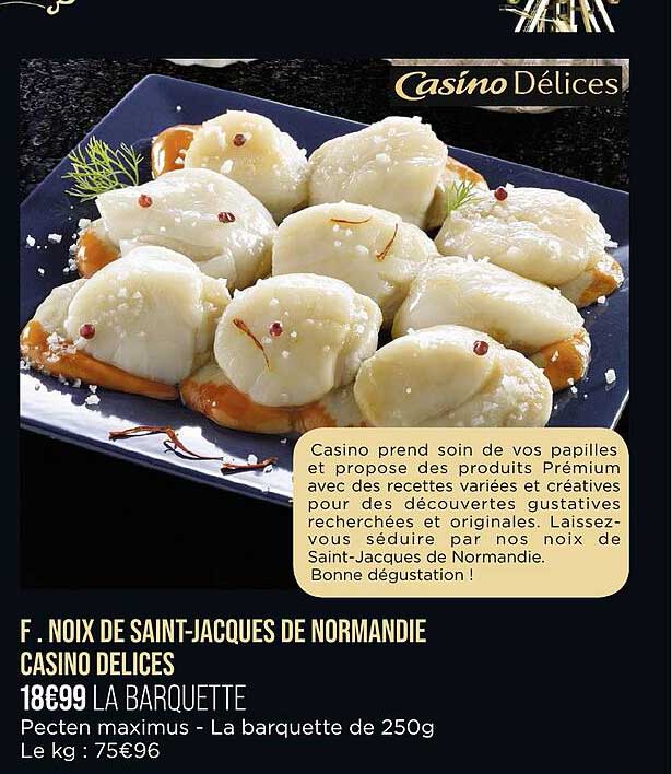 Noix De Saint-jacques De Normandie Casino Délices