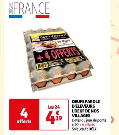 œufs parole d'éleveurs l'œuf de nos villages
