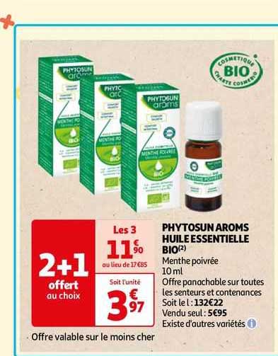 phytosun aroms huile essentielle bio