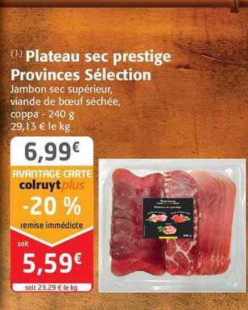 plateau sec prestige provinces sélection