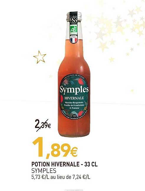 potion hivernale symples - 33 cl