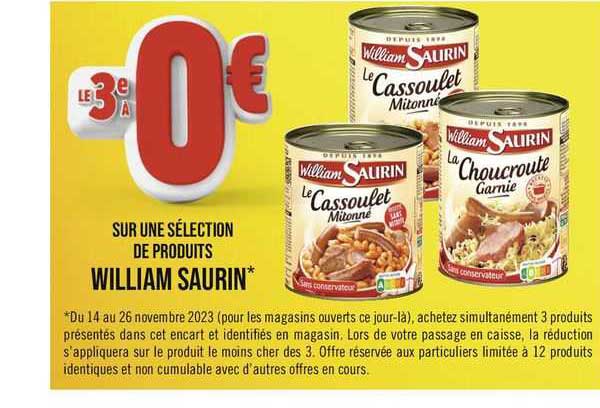 produits william saurin