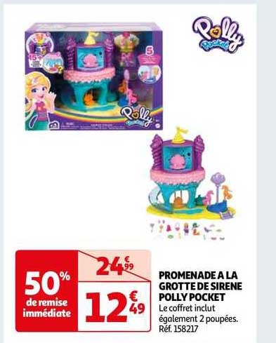 promenade à la grotte de sirène polly pocket