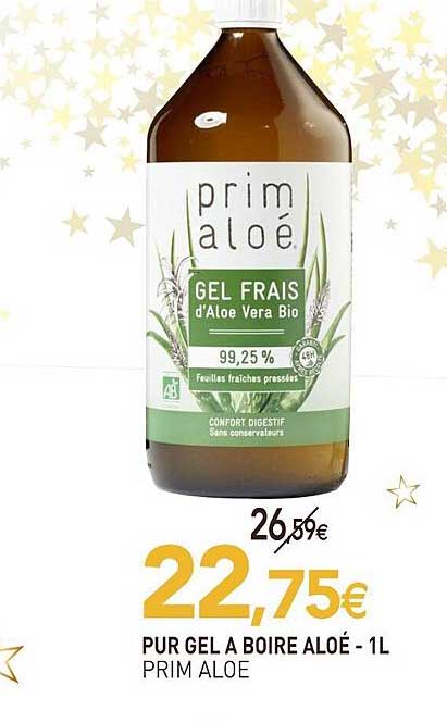 pur gel à boire aloé prim aloé - 1 l