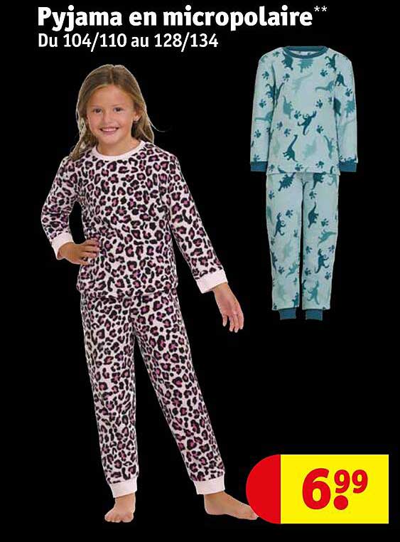 pyjama en micropolaire
