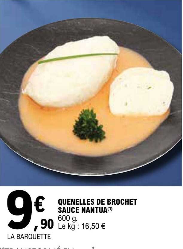 quenelles de brochet sauce nantua