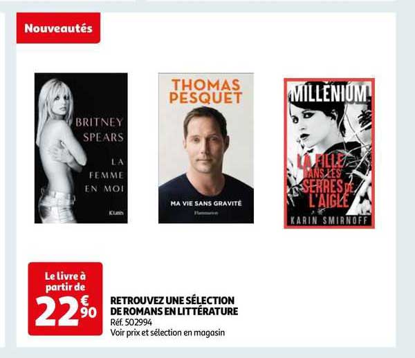 retrouvez une sélection de romans en littérature
