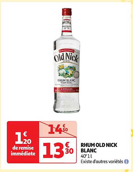 rhum old nick blanc