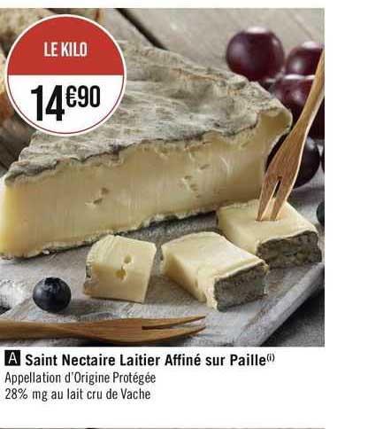 saint nectaire laitier affiné sur paille