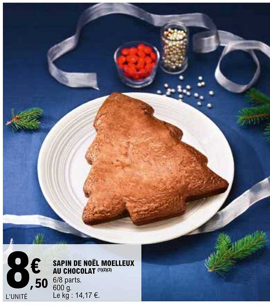 Sapin De Noël Moelleux Au Chocolat