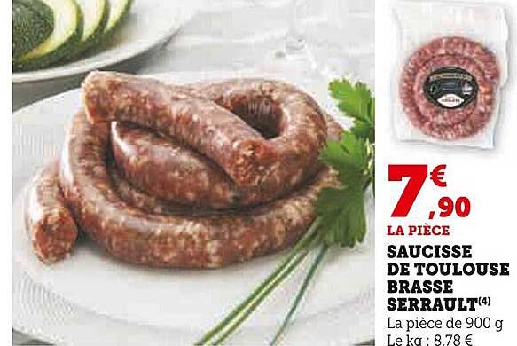 Saucisse De Toulouse Brasse Serrault