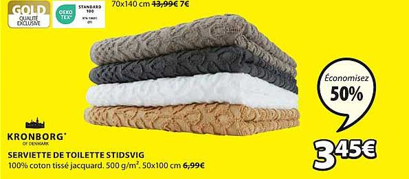 Serviette De Toilette Stidsvig Kronborg