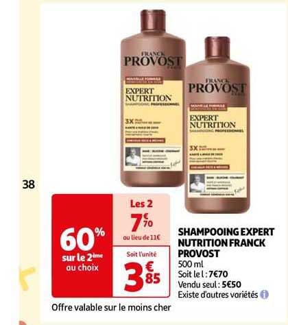 shampooing expert nutrition franck provost