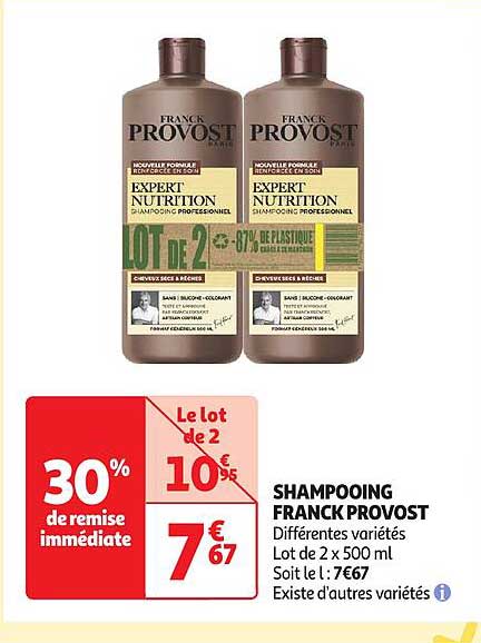 shampooing franck provost