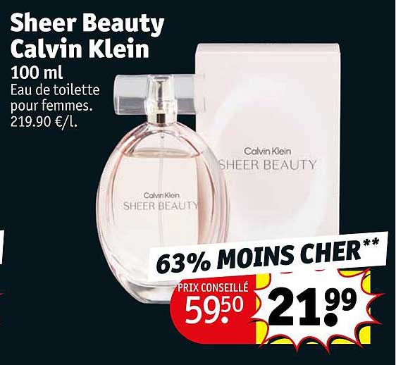 sheer beauty calvin klein