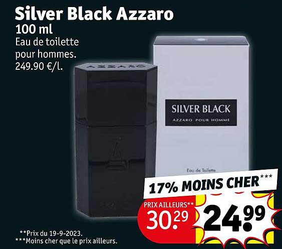 silver black azzaro