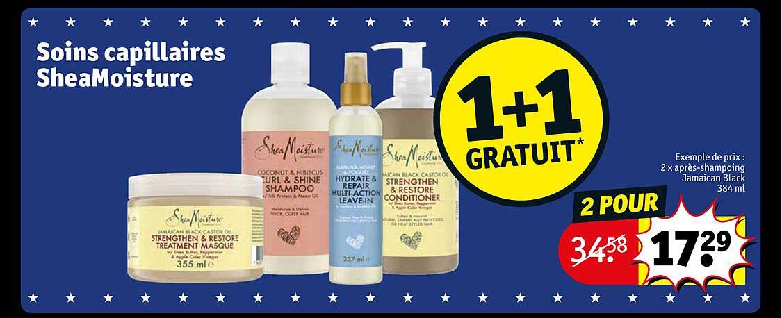 soins capillaires shea moisture