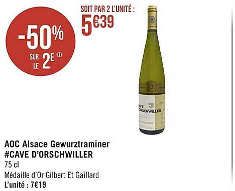 aoc alsace gewurztraminer #cave d'orschwiller