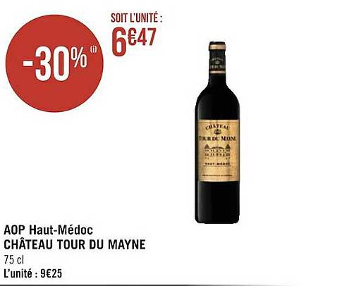 aop haut-médoc château tour du mayne