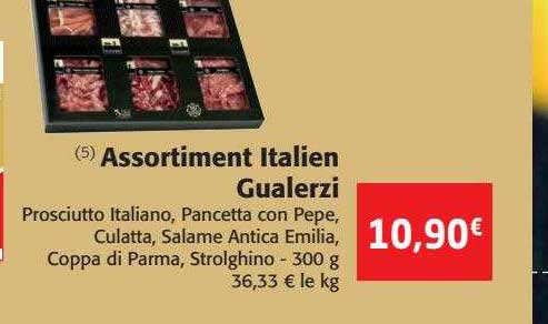 assortiment italien gualerzi