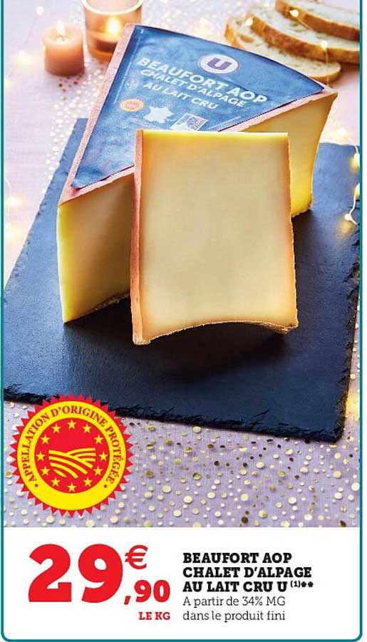 Beaufort Aop Chalet D'alpage Au Lait Cru U