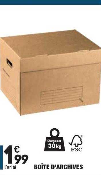 boîte d'archives