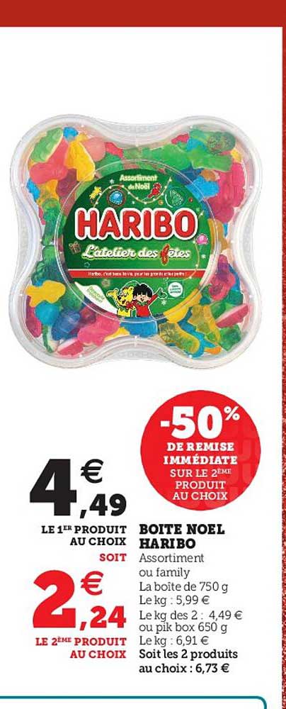 Boîte Noël Haribo