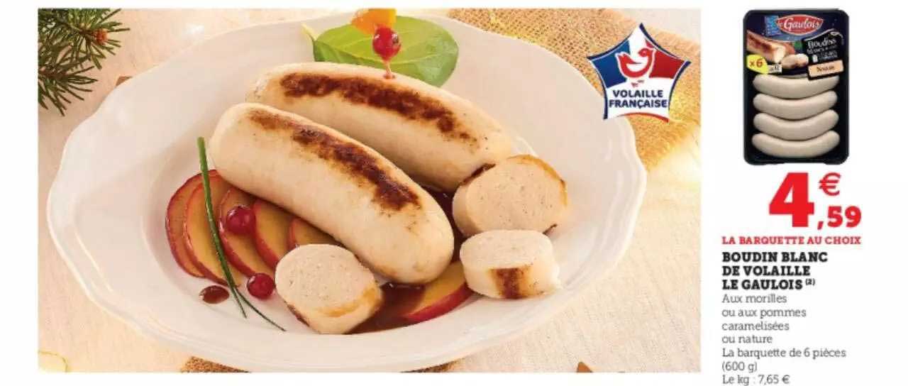 Boudin Blanc De Volaille Le Gaulois