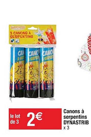 canons à serpentins dynastrib