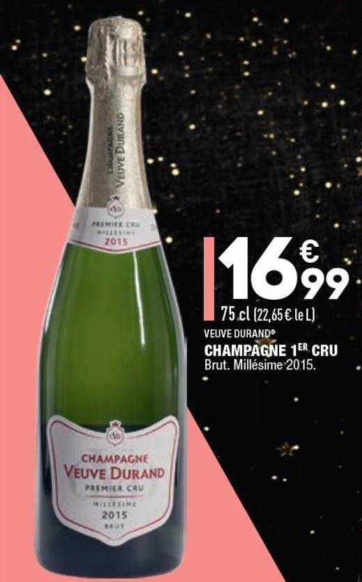 champagne 1er cru veuve durand