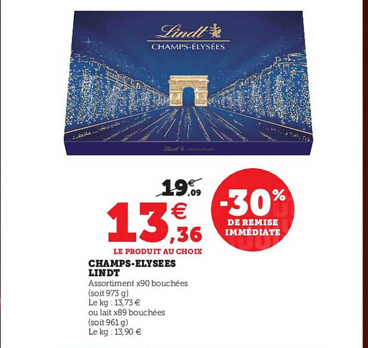 champs-élysées lindt