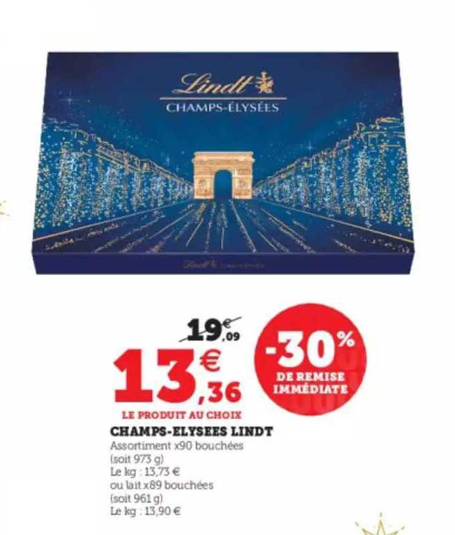 Champs-élysées Lindt