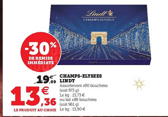 champs-élysées lindt