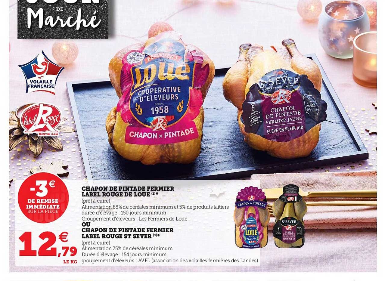 chapon de pintade fermier label rouge de loué ou chapon de pintade fermier label rouge st sever