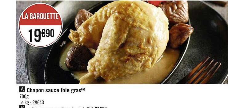 chapon sauce foie gras