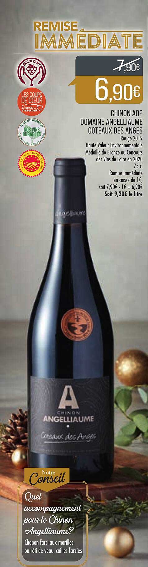 Chinon Aop Domaine Angelliaume Coteaux Des Anges