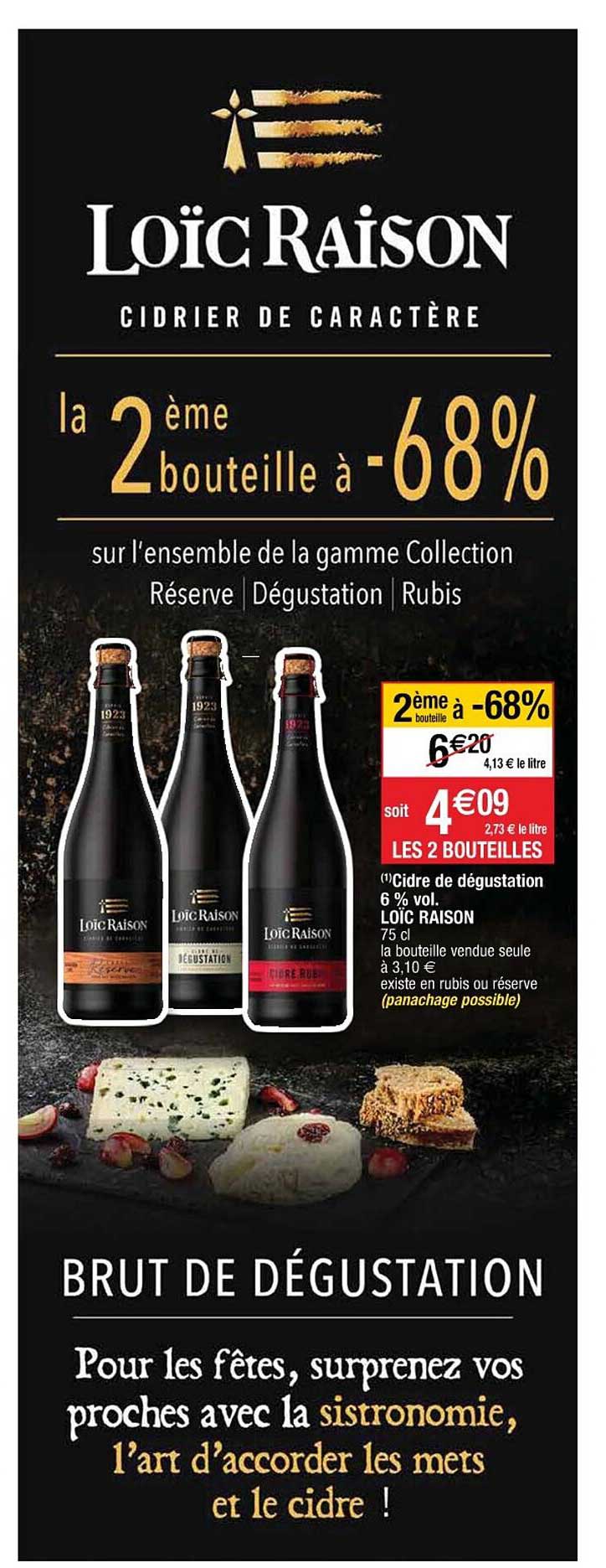 cidre de dégustation 6% vol. loïc raison