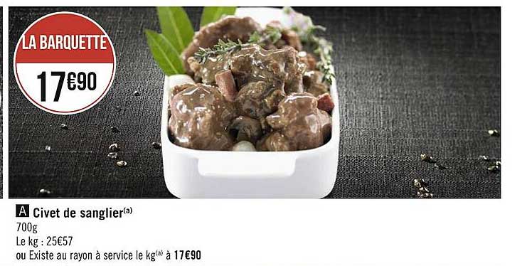 civet de sanglier