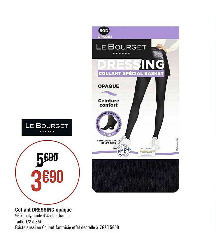 collant dressing opaque le bourget