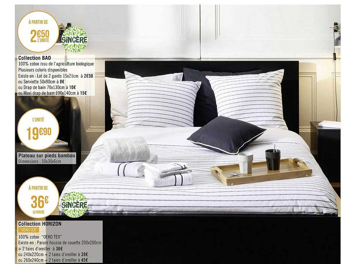 collection bao sincère, collection horizon sincère