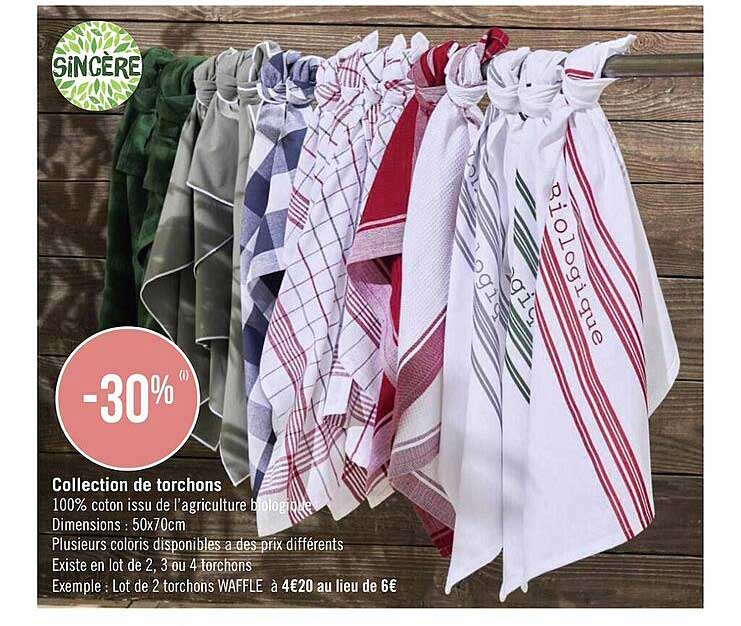 Collection De Torchons Sincère