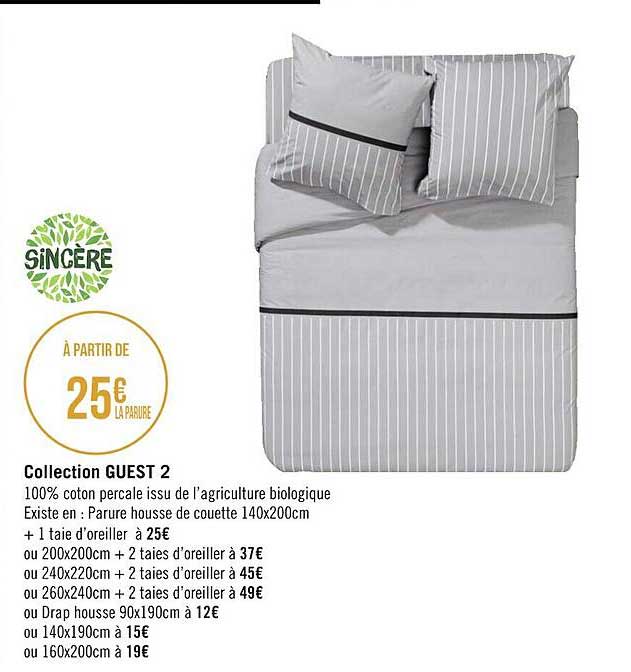 collection guest 2 sincère