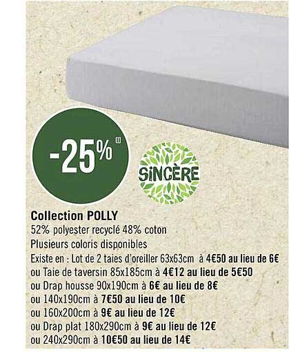collection polly sincère