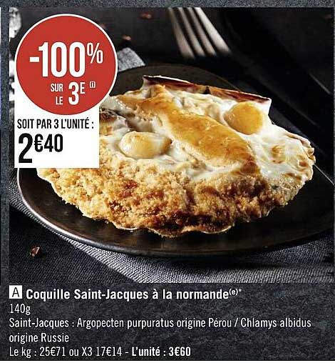 coquille saint-jacques à la normande